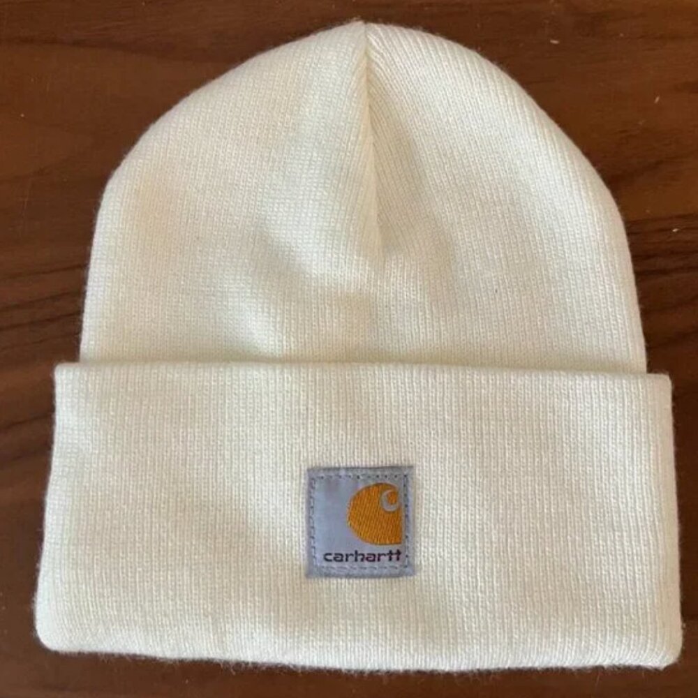 NEW White Carhartt Boys Hat (One Size)